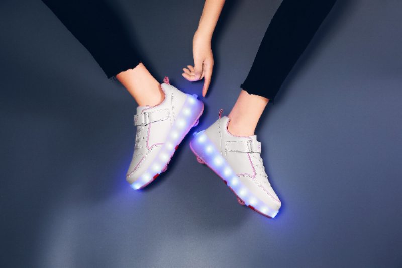 Gezzy Unisex Rullesneakers Til Børn - Pink