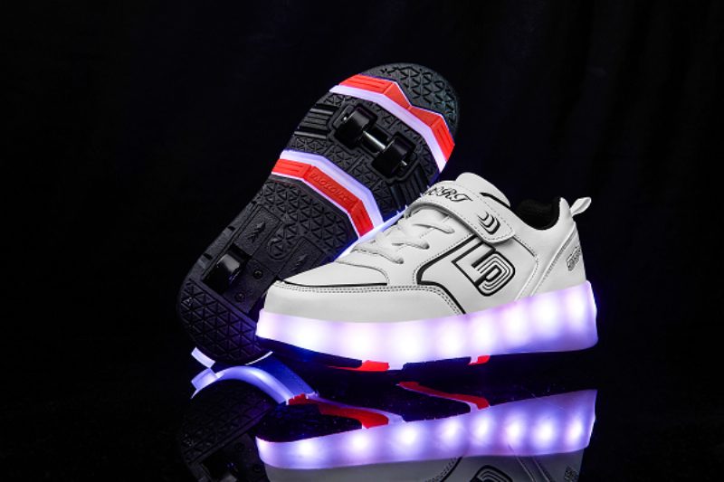 Gezzy Unisex Rullesneakers Til Børn - Pink