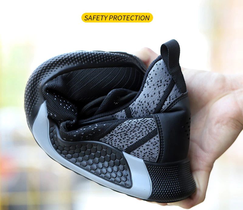 Ghost Mænds Sneakers Sikkerhedsstål Tå Sko - Blå