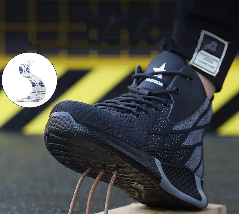 Ghost Mænds Sneakers Sikkerhedsstål Tå Sko - Blå