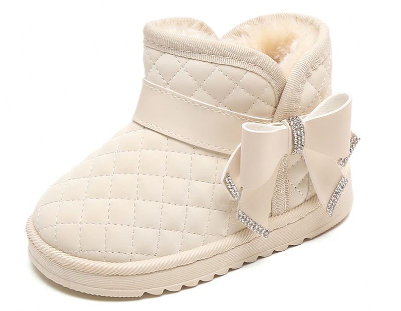 Giani-pigers Snestøvle - Beige pels