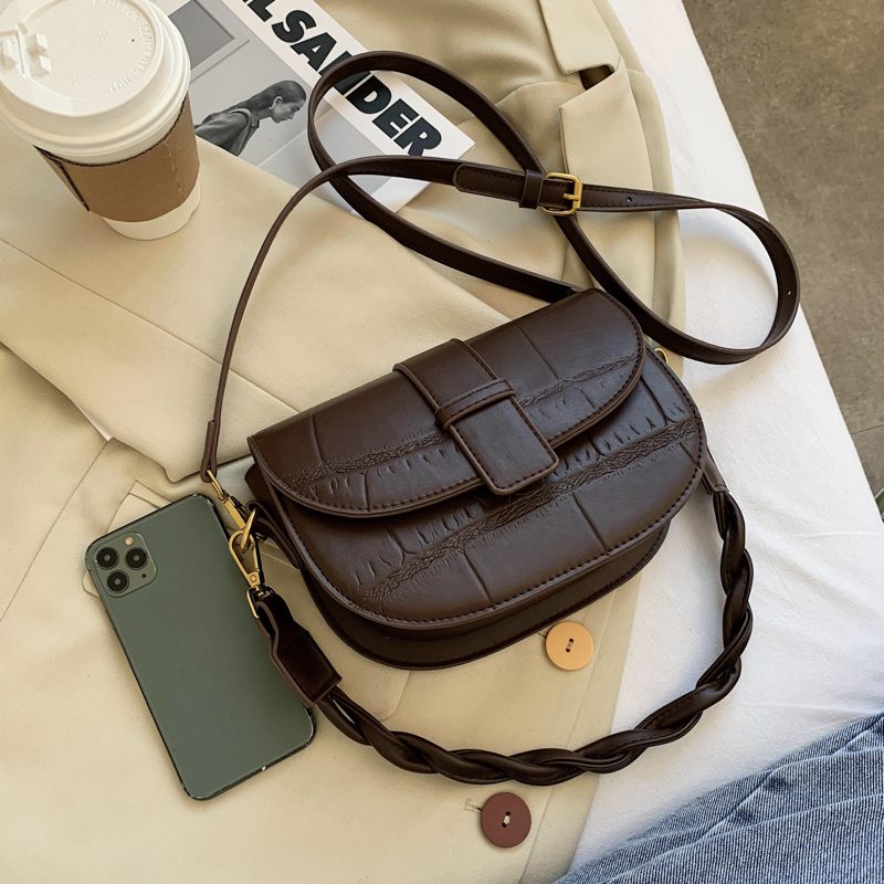Gillen Small Crossbody-håndtaske I Læder Til Kvinder - Sort