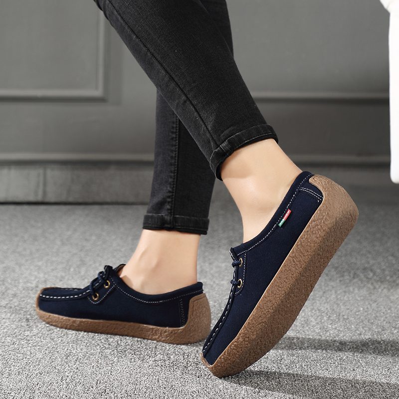 Gilma Flat Loafer Sko Til Kvinder - Brun