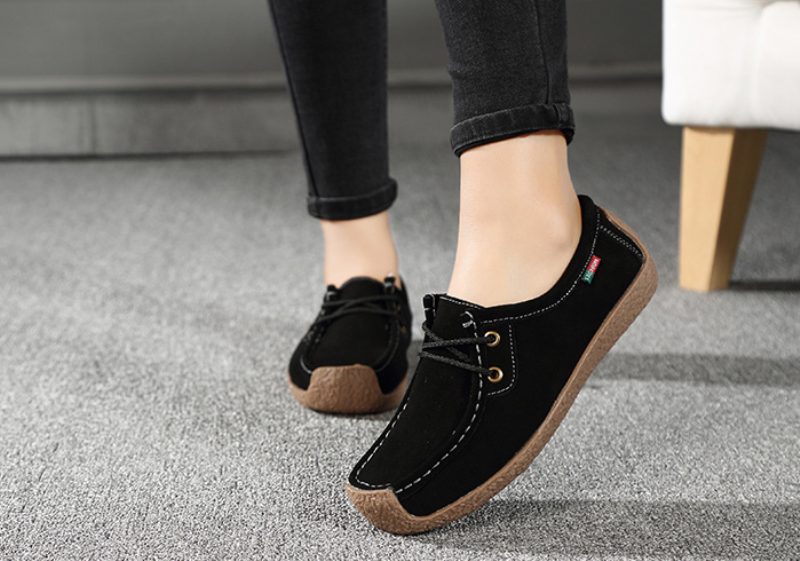 Gilma Flat Loafer Sko Til Kvinder - Brun