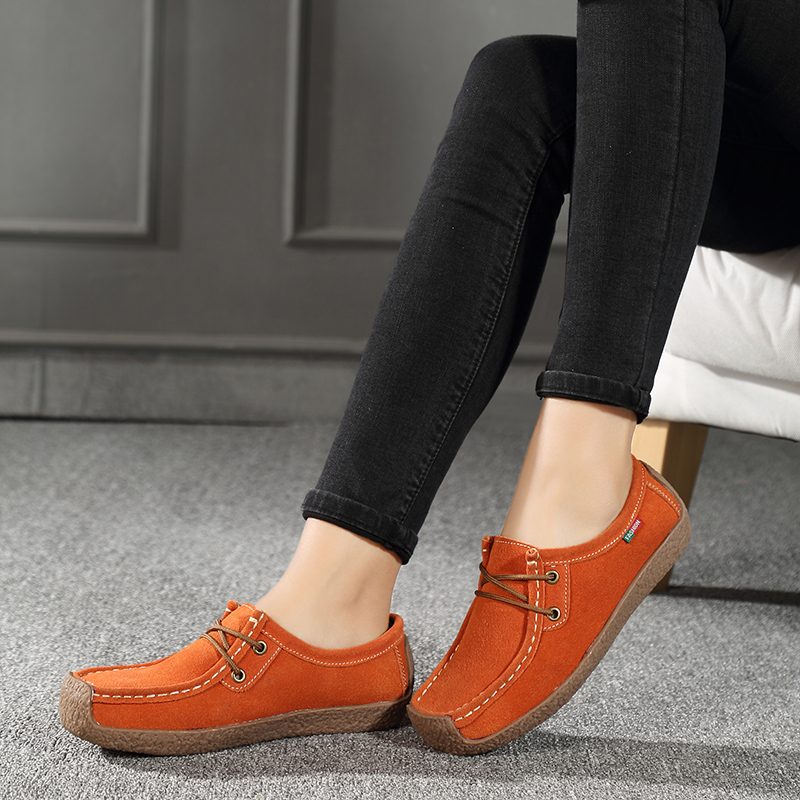 Gilma Flat Loafer Sko Til Kvinder - Brun