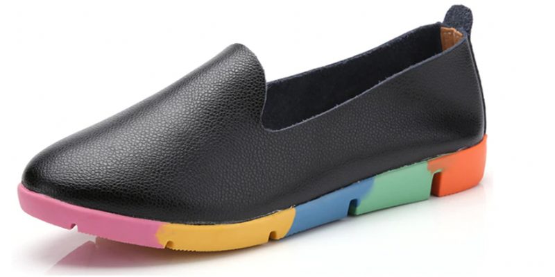Gina Flade Slip-on Sko Til Kvinder - Sort