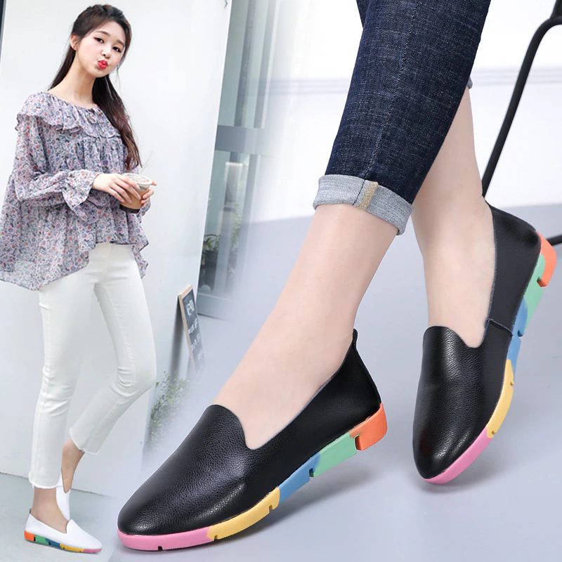 Gina Flade Slip-on Sko Til Kvinder - Sort