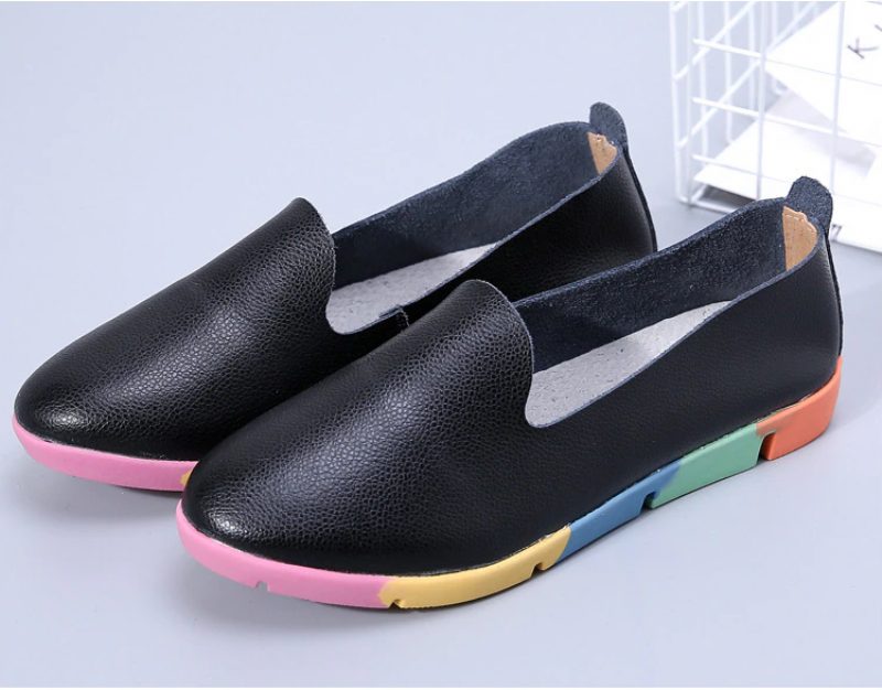 Gina Flade Slip-on Sko Til Kvinder - Sort