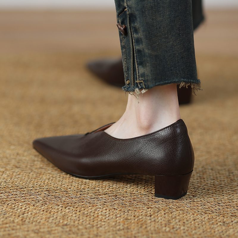 Gina Komfortable Elegant Pumps Til Kvinder - Sort