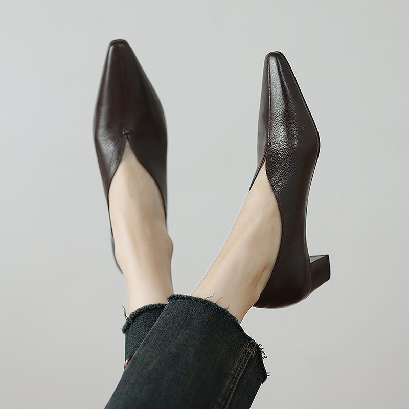 Gina Komfortable Elegant Pumps Til Kvinder - Sort