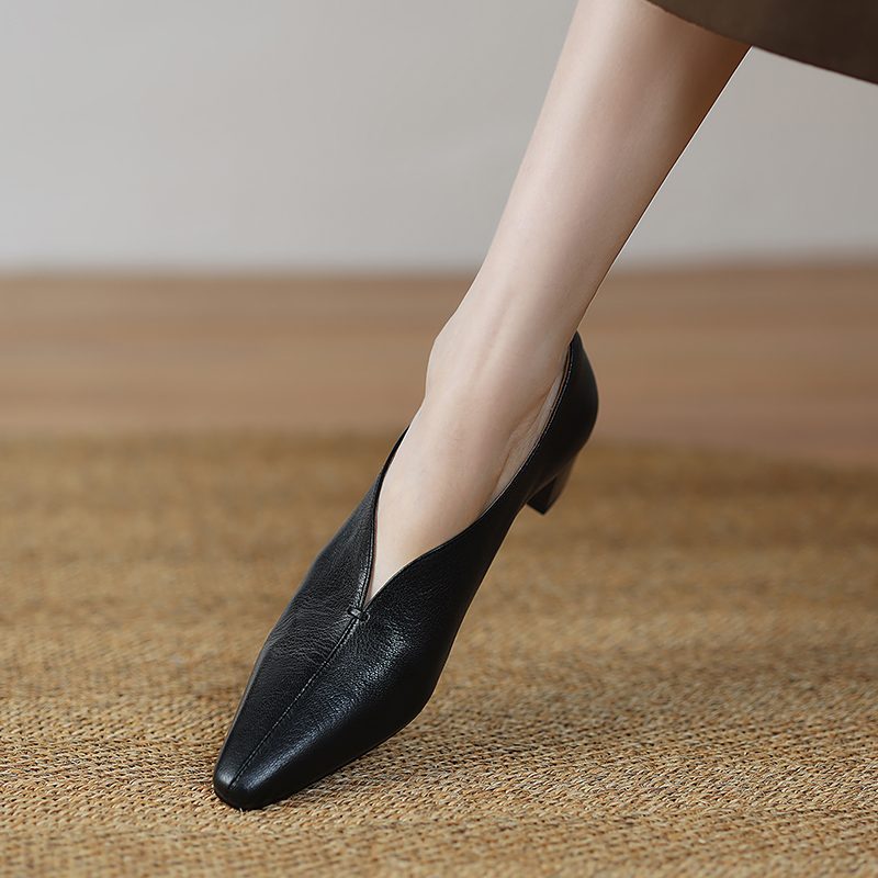 Gina Komfortable Elegant Pumps Til Kvinder - Sort