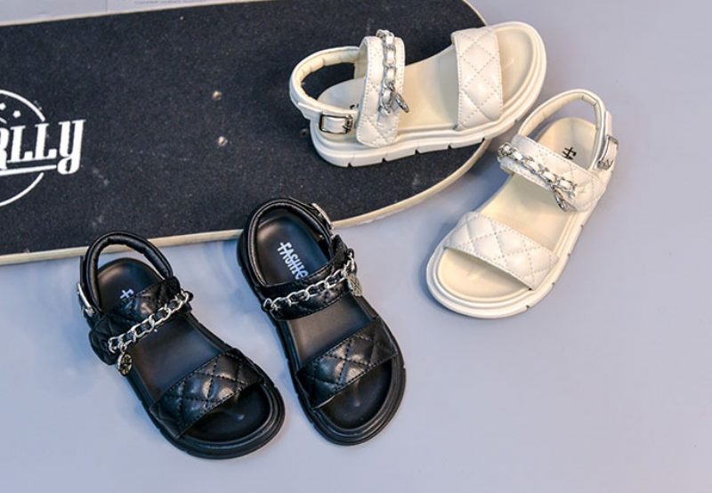 Gina Pigekjole Sandal - Sort