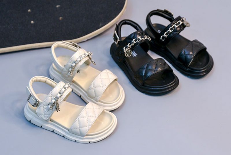 Gina Pigekjole Sandal - Sort