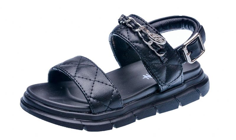 Gina Pigekjole Sandal - Sort