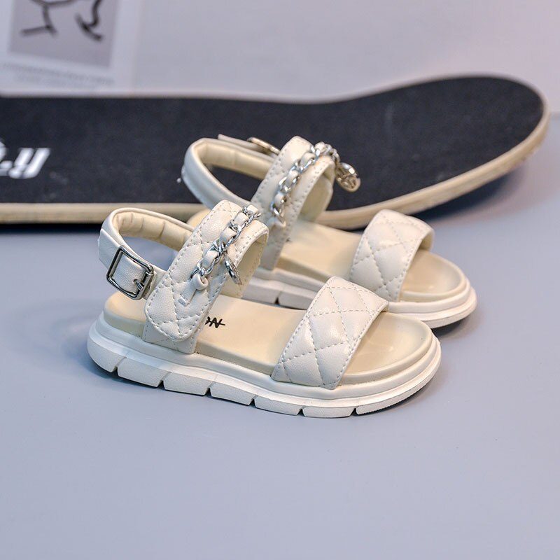 Gina Pigekjole Sandal - Sort