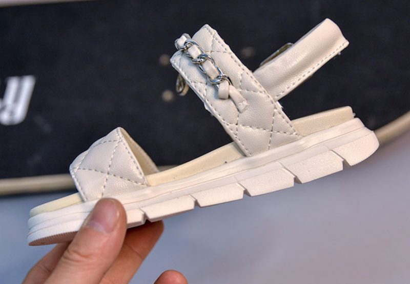 Gina Pigekjole Sandal - Sort