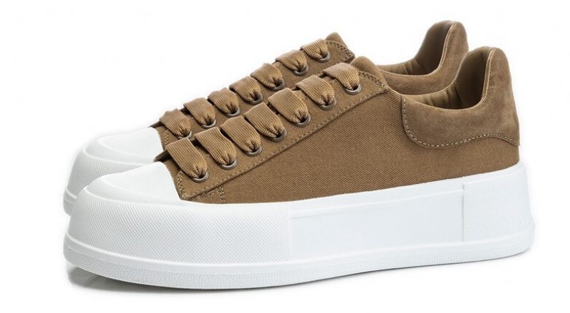 Giordano Sneaker Med Snørebånd Til Kvinder - Khaki