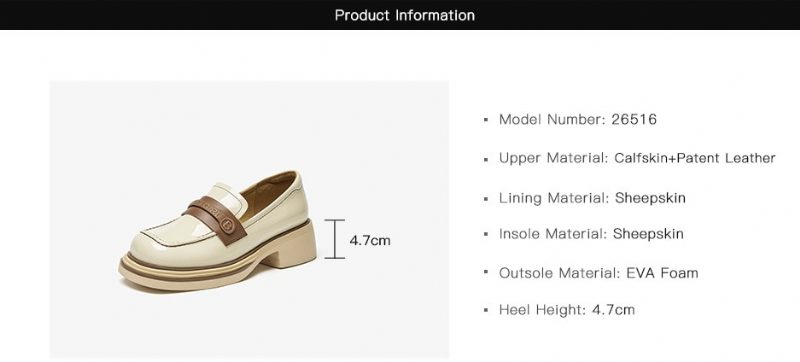 Giorgia Dame Loafer Sko - Beige