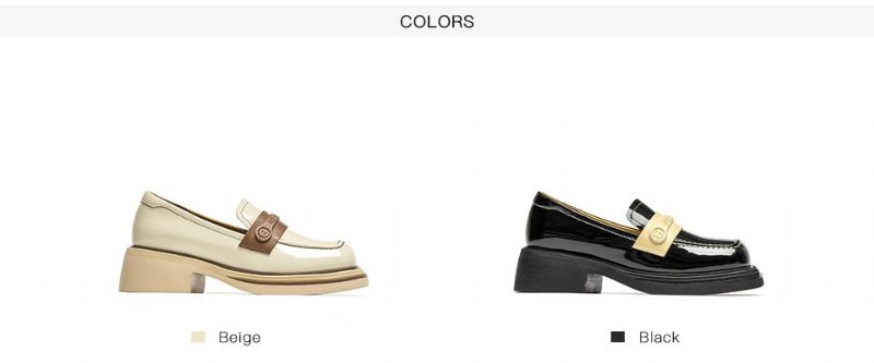 Giorgia Dame Loafer Sko - Beige