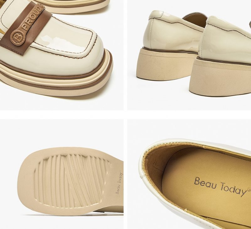 Giorgia Dame Loafer Sko - Beige