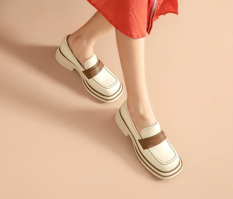 Giorgia Dame Loafer Sko - Beige