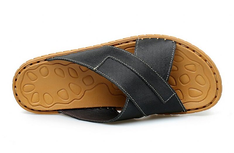 Giov Udendørs Flip Flop Til Mænd - Brun