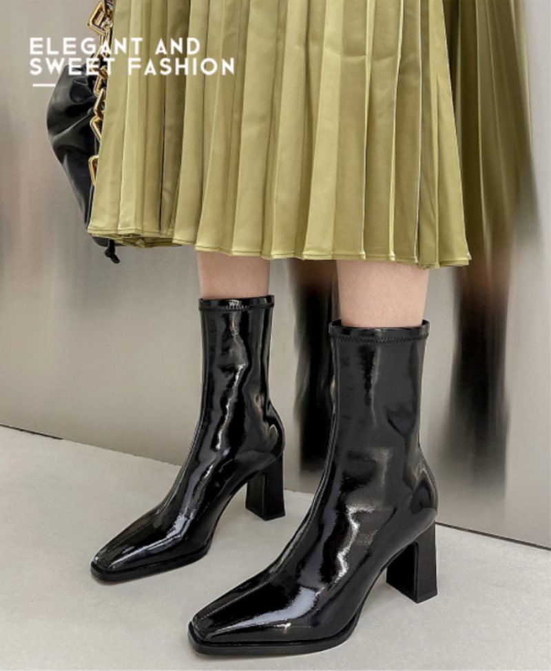 Girla Støvler Mid Calf - Hvid