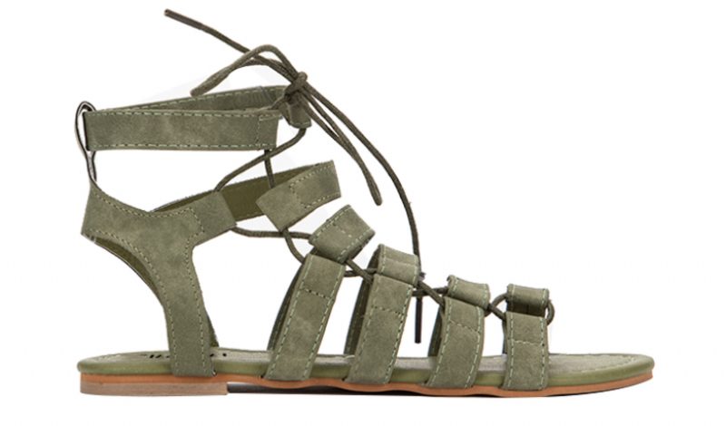 Gladiator Sandal Til Kvinder - Grå