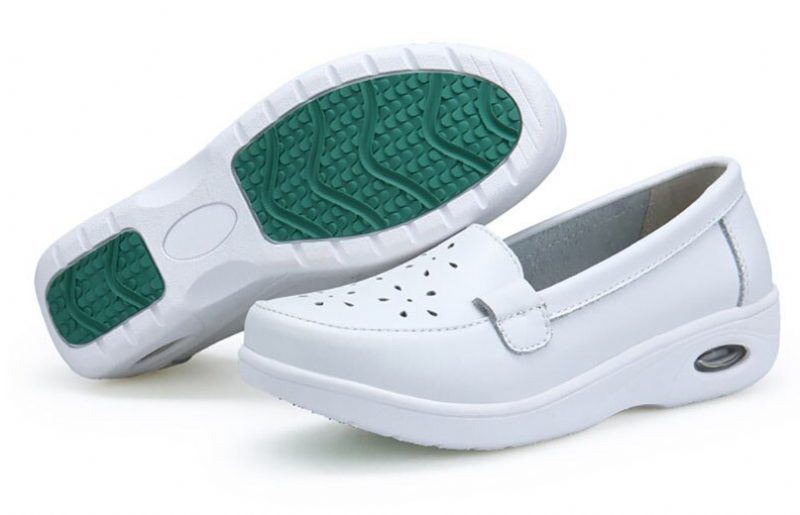 Gladys Air Cushion Platform Loafer Sko Til Kvinder - Hvid