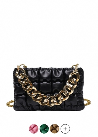 Glamour Lille Crossbody-håndtaske I Læder Til Kvinder
