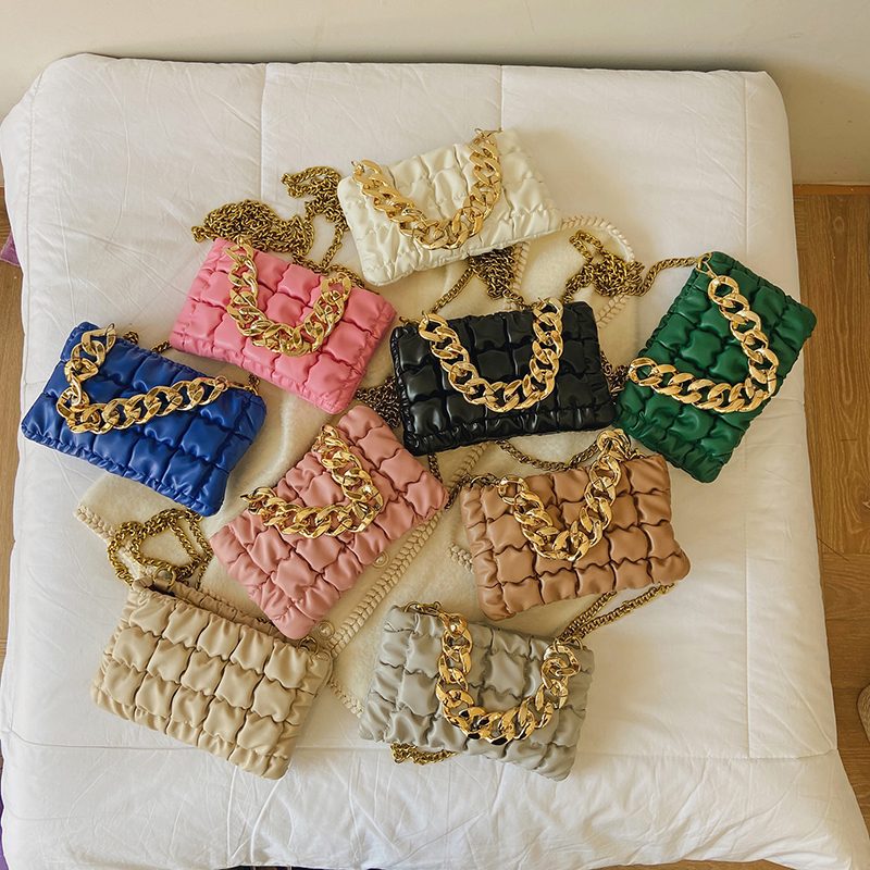 Glamour Lille Crossbody-håndtaske I Læder Til Kvinder - Sort