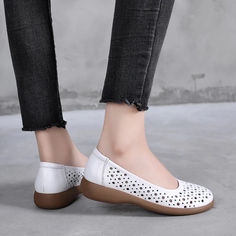 Gloria Slip-on Loafers Til Kvinder - Hvid