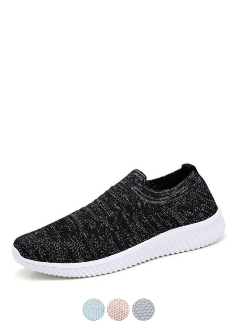 Gloria Slip-on Sorte Sko Til Kvinder