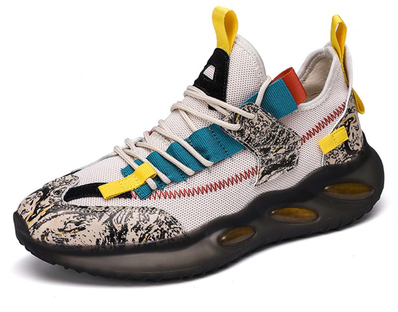 Gloxinia Mode Sneakers Til Mænd - Beige