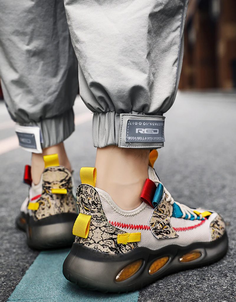 Gloxinia Mode Sneakers Til Mænd - Beige