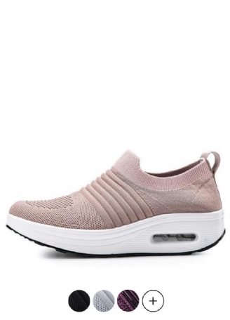 Gofit Kvinders Flat Med Platform Mesh Walking Sko