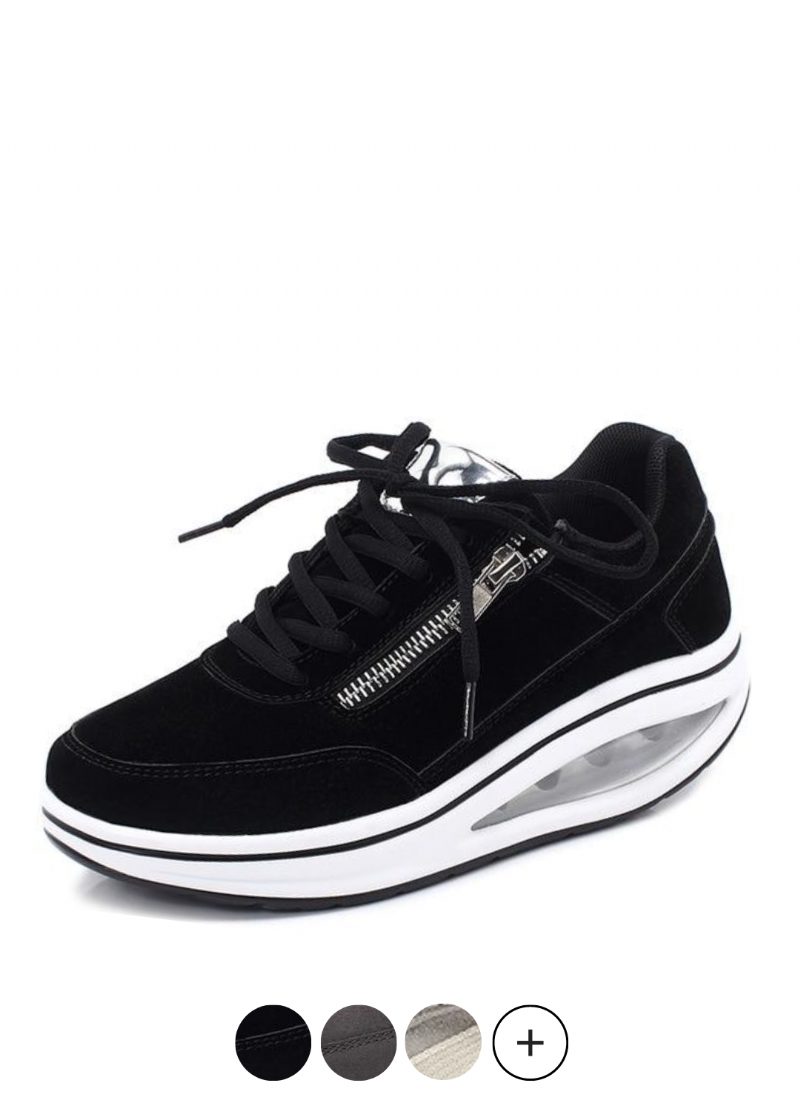Gowalk Max Sneaker Dame Flad Med Platform Sko