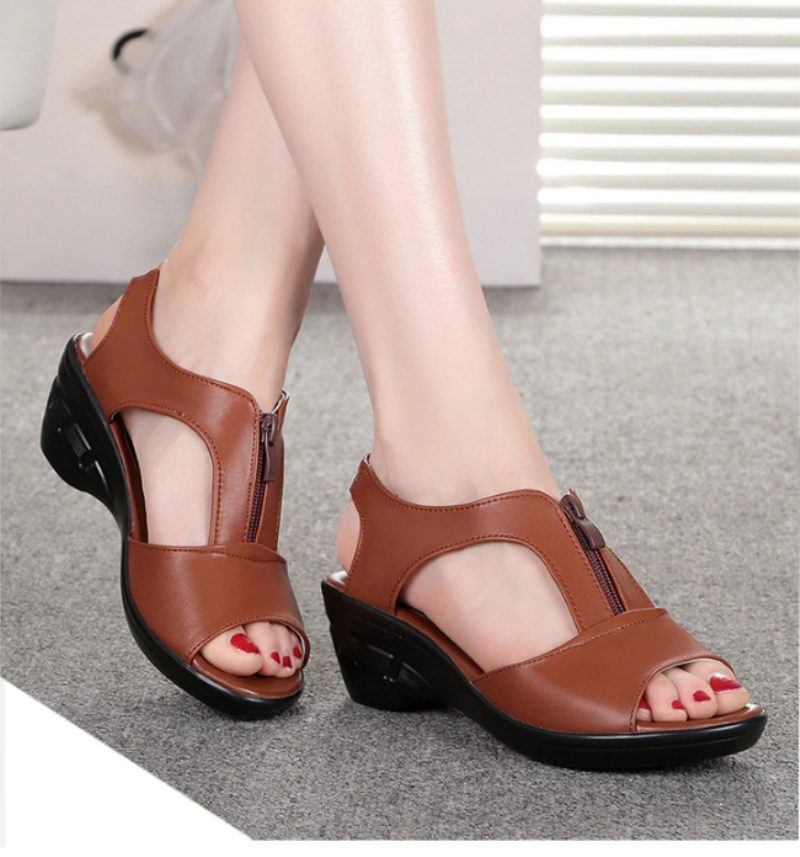Gracia Wedges-sandaler Til Kvinder - Beige