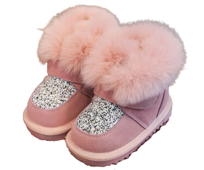 Graciela-pigers Snestøvle - Pink pels