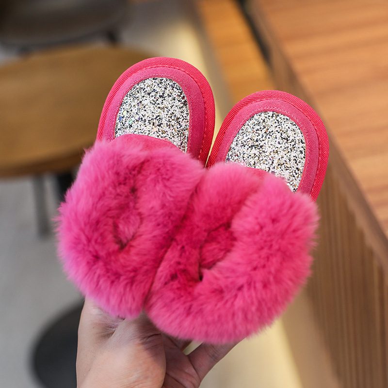 Graciela-pigers Snestøvle - Pink pels