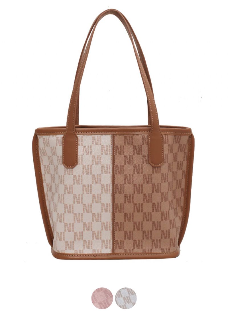 Graciola Dame Trend Designer Læder Tote Håndtaske