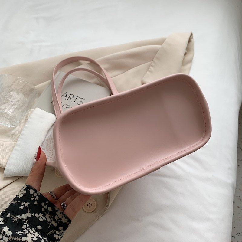 Graciola Dame Trend Designer Læder Tote Håndtaske - Khaki