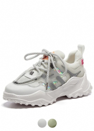 Grasso Åndbar Sneaker Med Snørebånd Til Kvinder