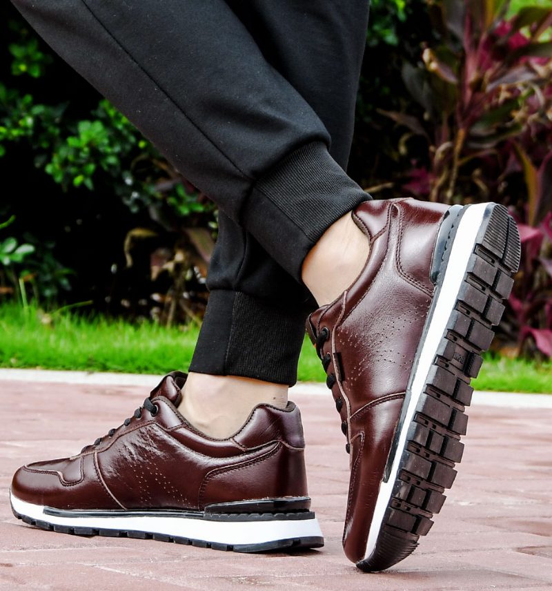 Grayson Mode Sneakers Til Mænd - Bordeauxrød