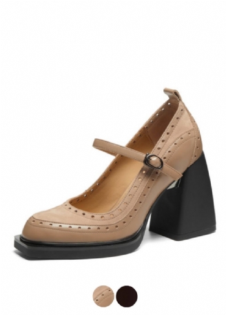 Greta Kvinders Square Toe Pumps