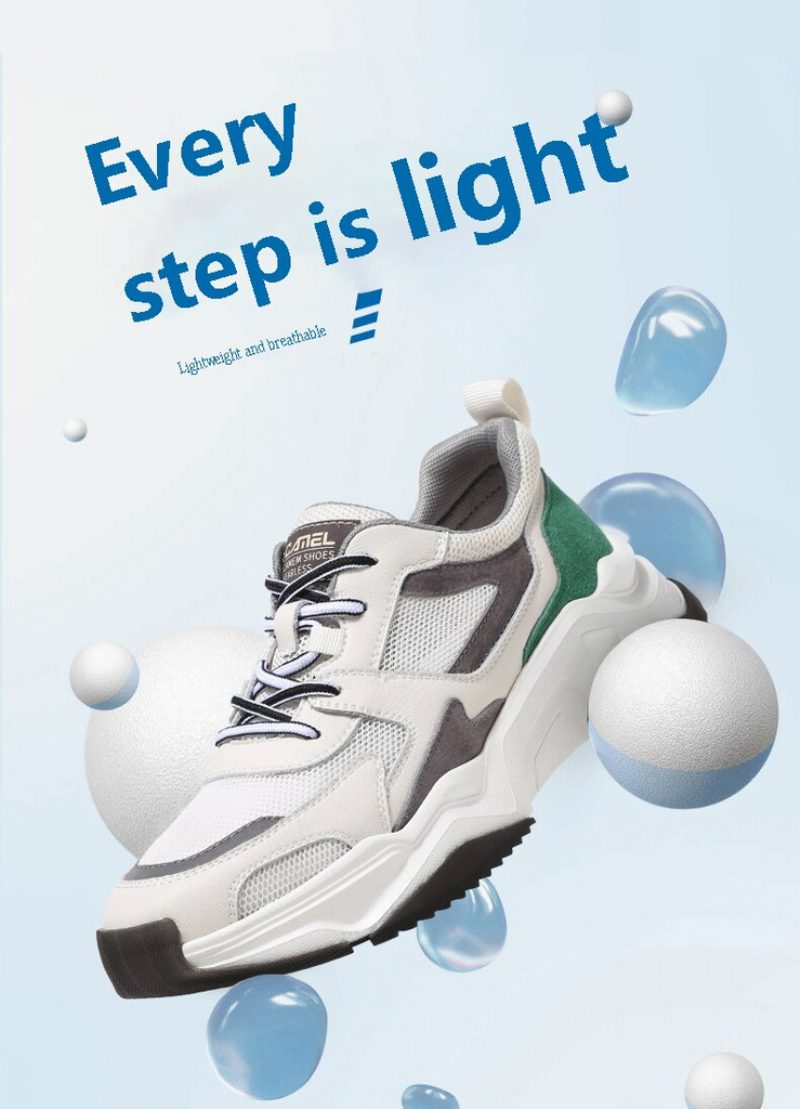 Greyber Casual Sneakers Til Mænd - Hvid