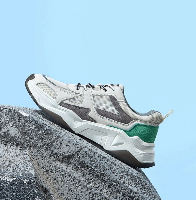 Greyber Casual Sneakers Til Mænd - Hvid