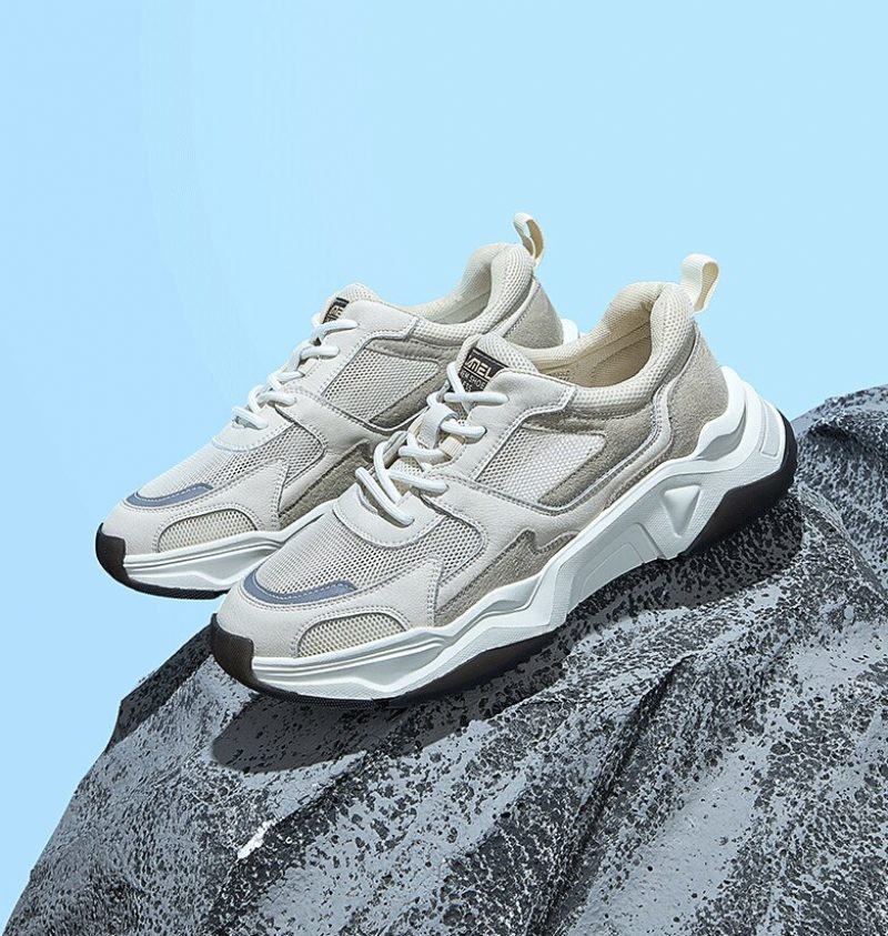 Greyber Casual Sneakers Til Mænd - Hvid