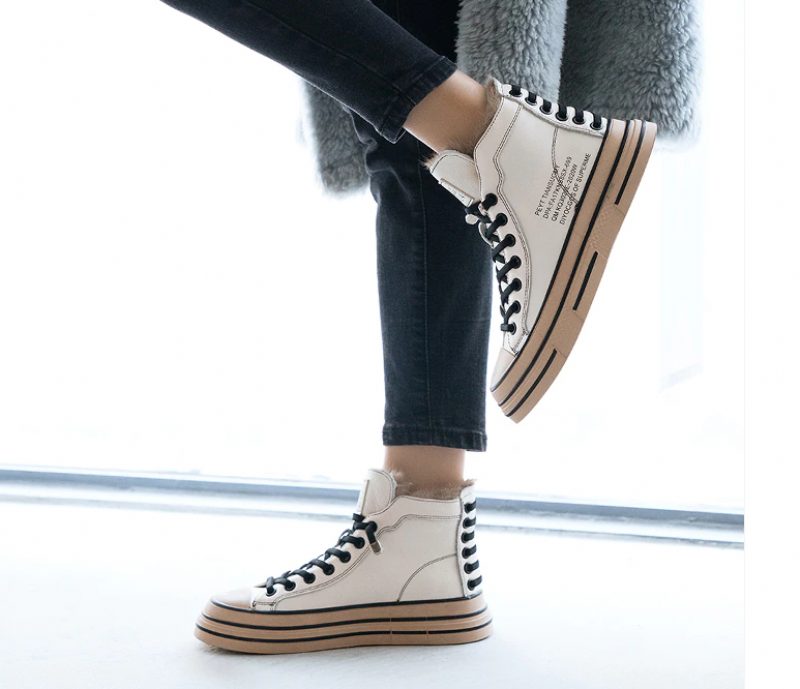 Grillen Sneaker Sorte Sko Til Kvinder - Sort kort plys
