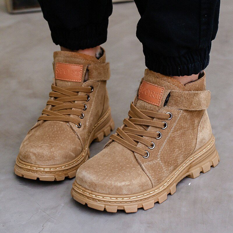 Grint Unisex Chelsea-støvle Til Børn - Beige